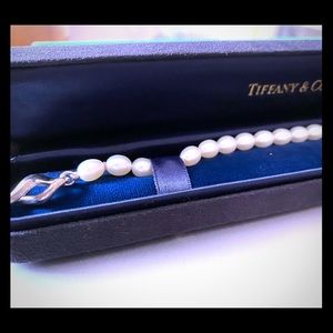 Tiffany and Co. pearl infinity bracelet